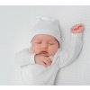 Lullalove Kojenecká bavlněná čepička 0-3 měsíců - Modrá
