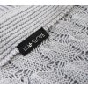 Lullalove Ažurková přikrývka BOHO Šedá