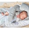 Lullalove Přikrývka nejen pro miminka BOHO Modro Šedá