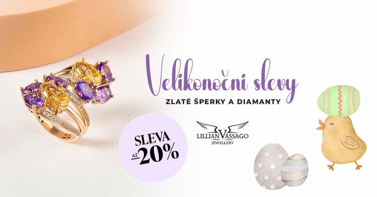 Velikonoční sleva na zlaté šperky