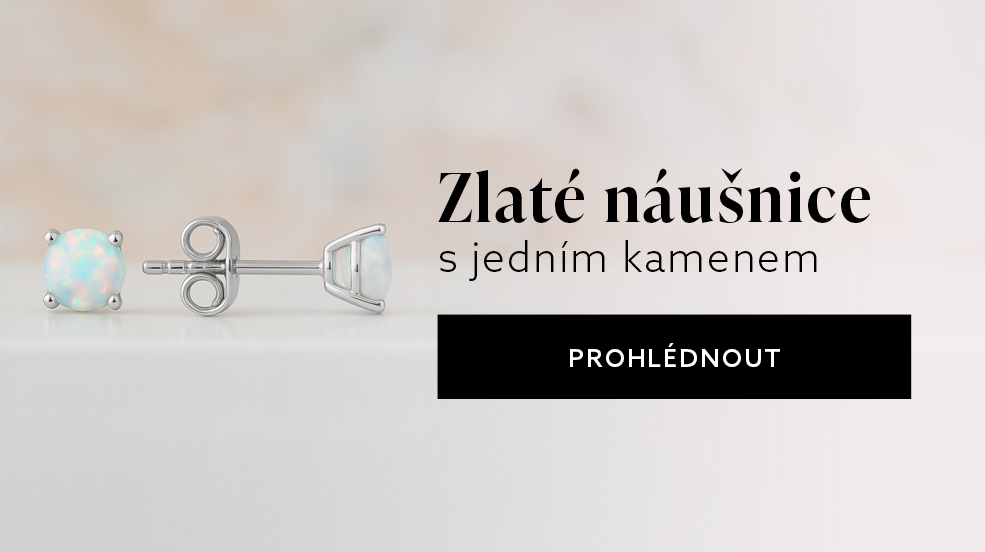 Náušnice s jedním kamenem