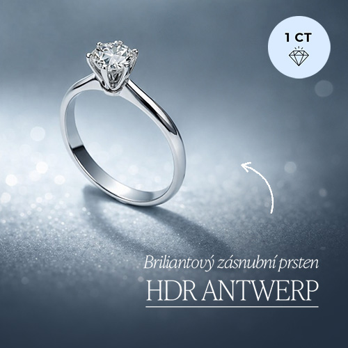 BRILIANTOVÝ ZÁSNUBNÍ PRSTEN LLV47-DR001W