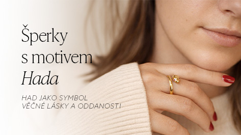 ZLATÉ ŠPERKY S MOTIVEM HADA