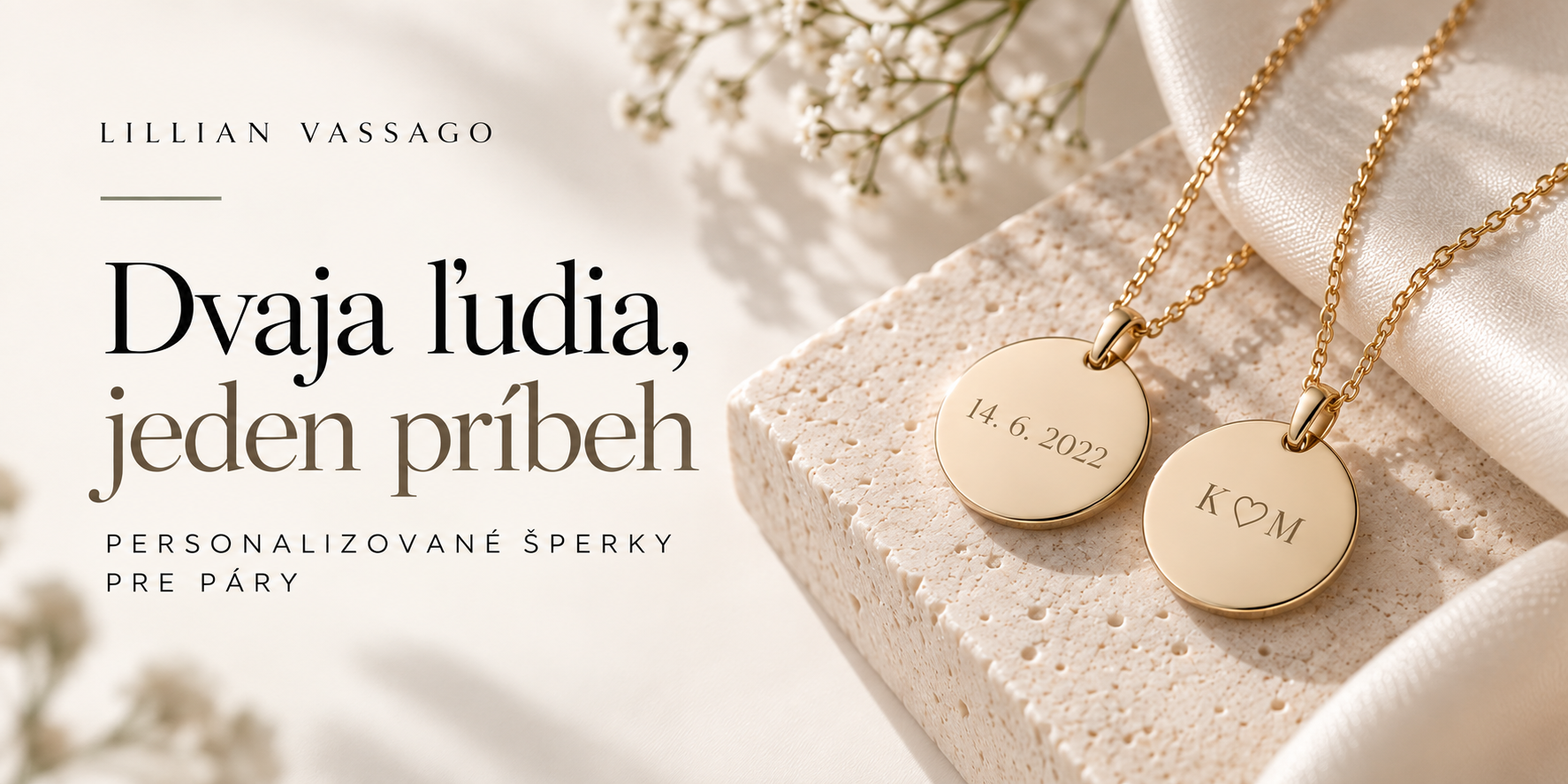 Dvaja ľudia, jeden príbeh: personalizované šperky pre páry