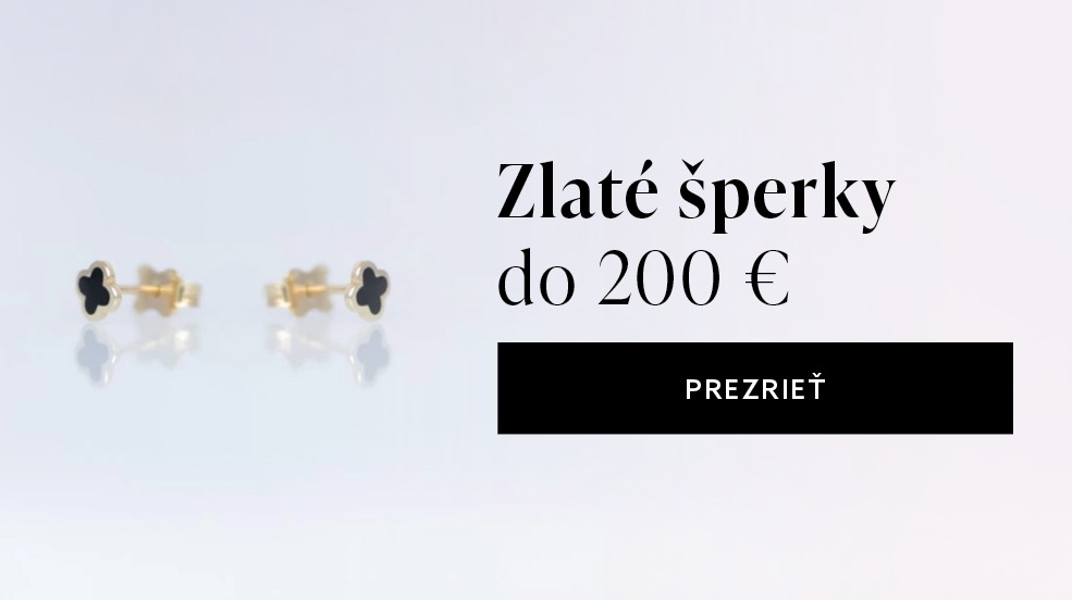 ZLATÉ ŠPERKY DO 200 €