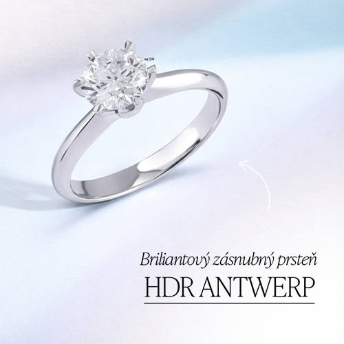 BRILIANTOVÝ ZÁSNUBNÝ PRSTEŇ LLV47-DR001W