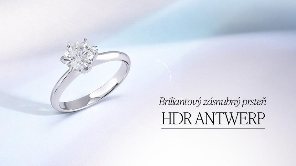 BRILIANTOVÝ ZÁSNUBNÝ PRSTEŇ LLV47-DR001W