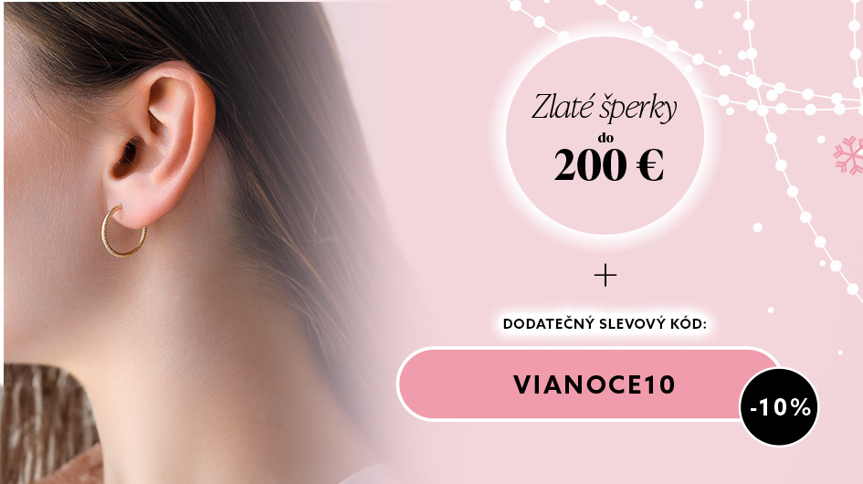 ZLATÉ ŠPERKY DO 200€