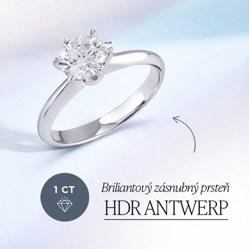 BRILIANTOVÝ ZÁSNUBNÝ PRSTEŇ LLV47-DR001W