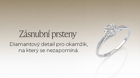 ZÁSNUBNÍ PRSTENY S DIAMANTY