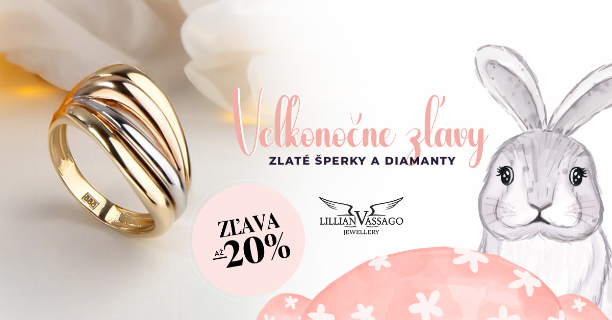 Veľkonočná zľava na zlaté šperky Lillian Vassago