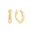 Exkluzívne celozlaté kruhové náušnice 1,9 cm LLV06-GER318