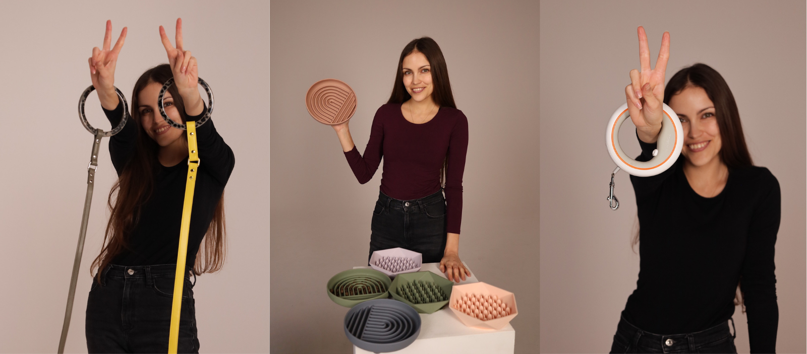 vodítka a misky lilos