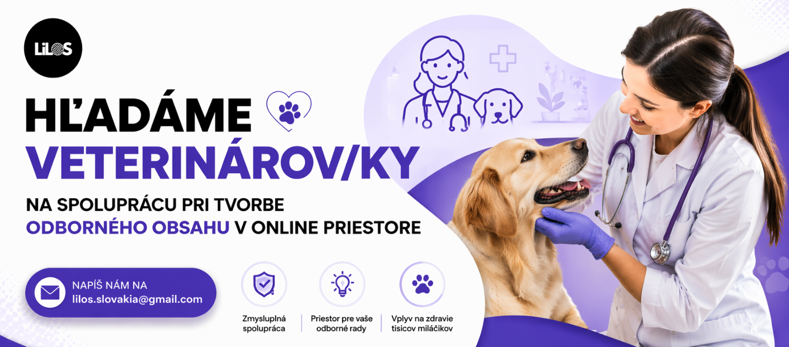Hľadáme veterinárov na spoluprácu
