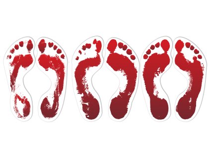 NALEP halloween nohy krev