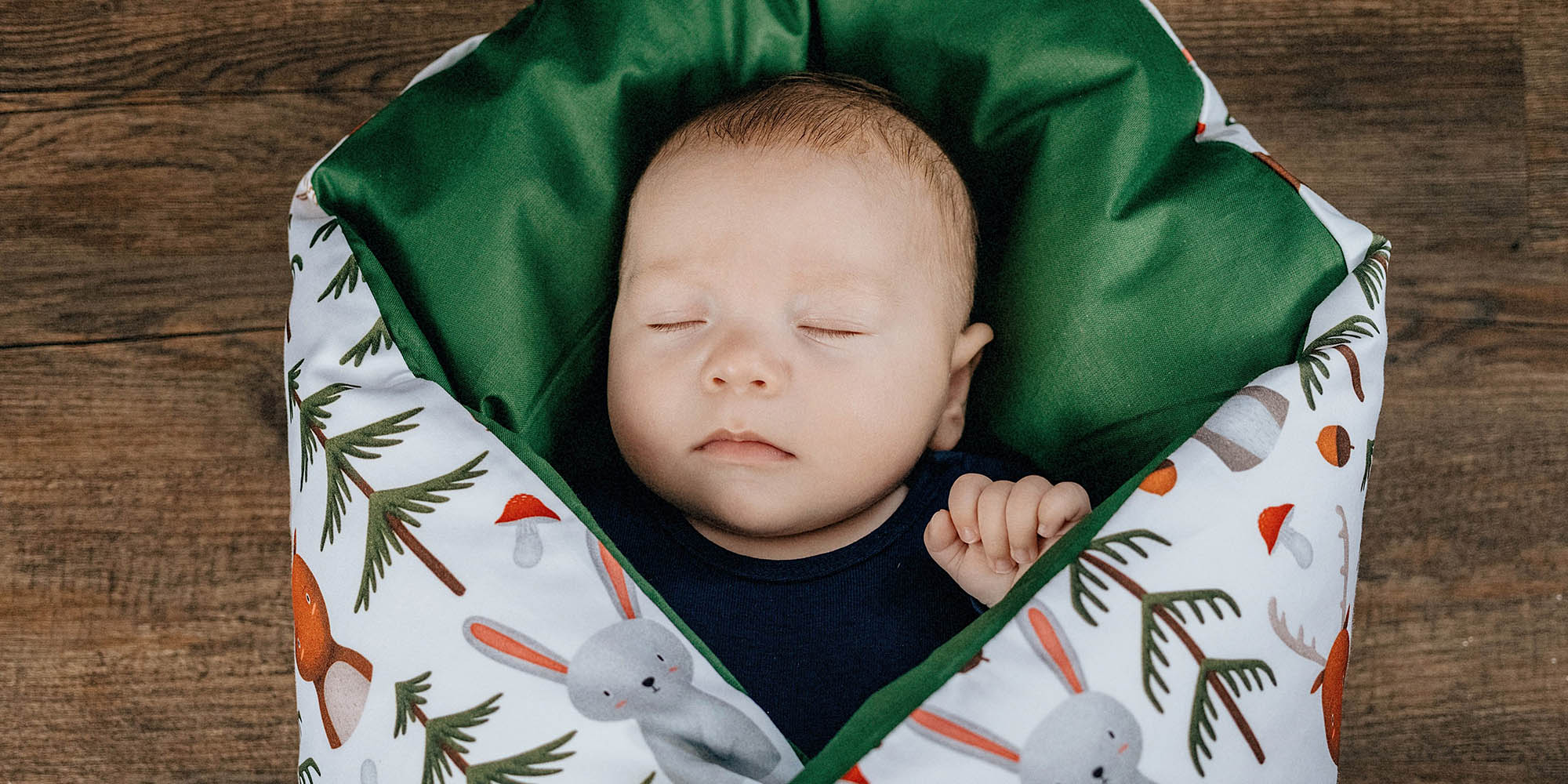 Lesní život khaki bavlna_web