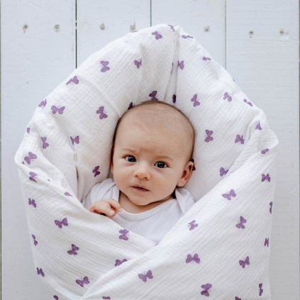 Péřová zavinovačka - Motýlci - Lily is sailing 1