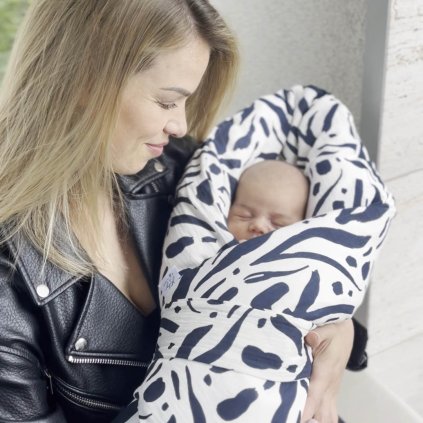Péřová mušelínová zavinovačka - Divoká zebra