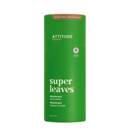 Přírodní tuhý deodorant Super leaves - olivové listy Attitude