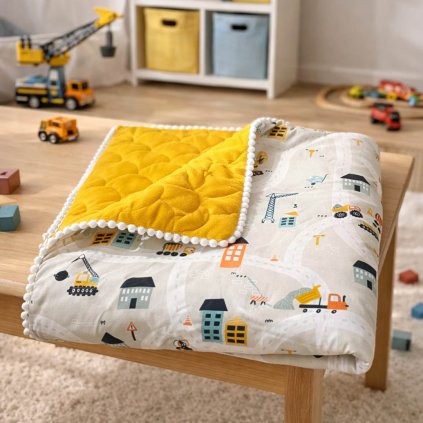 Deka Malý stavitel mustard