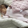 Deka pro miminko Sweet pink velvet Lily is sailing