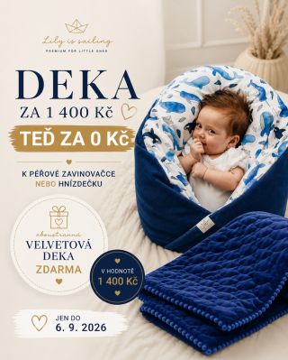 🎁 DEKA ZA 1 400 Kč. TEĎ ZA 0 Kč. Ano, opravdu. 🤍 Teď od nás k nákupu péřové zavinovačky nebo hnízdečka dostanete...