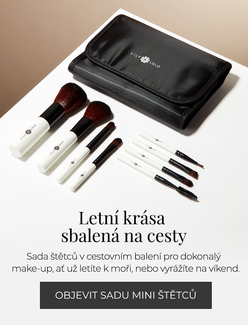 Sada štětců v praktickém cestovním balení pro dokonalý make-up, ať už letíte k moři, nebo vyrážíte na víkend.