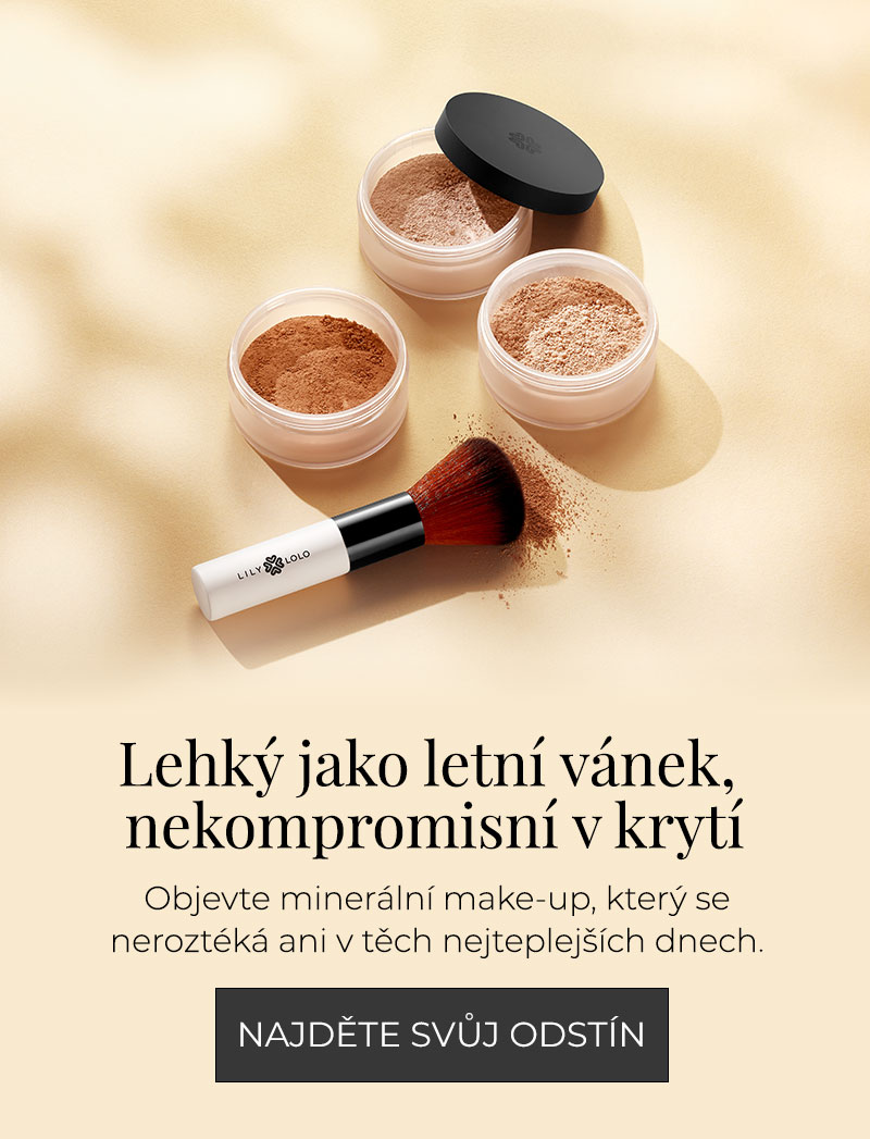 Objevte minerální make-up Lily Lolo, který nechá vaši pleť volně dýchat a neroztéká se ani v těch nejteplejších dnech
