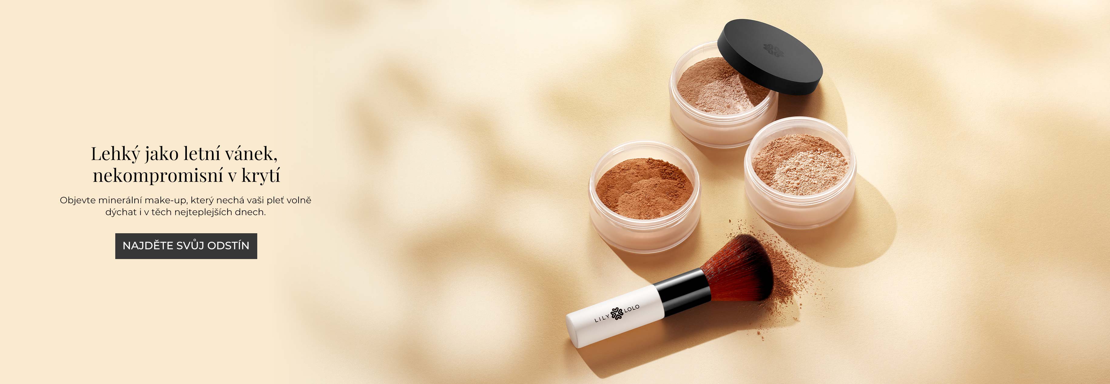 Objevte minerální make-up Lily Lolo, který nechá pleť volně dýchat a neroztéká se ani v těch nejteplejších dnech