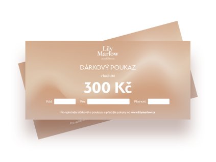 darcekove poukazky CZ 300 KC