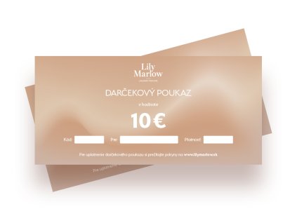 darcekove poukazky SK 10 EUR