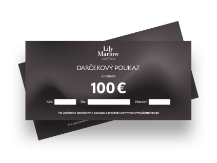 darcekove poukazky SK 100 EUR