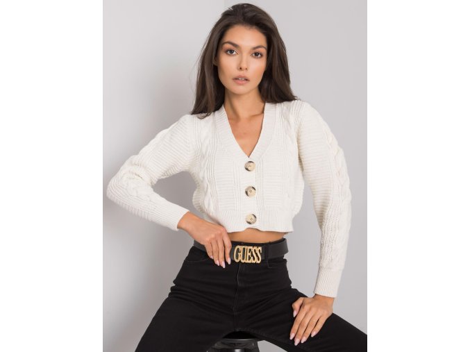 pol pl Ecru sweter rozpinany Aristide RUE PARIS 377259 1