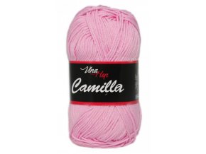 Příze Camilla 8038 jemně růžová  100% bavlna