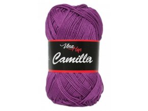Příze Camilla 8065 fialová  100% bavlna