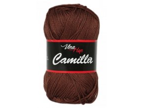 Příze Camilla 8220 tmavá čokoládová  PLETACÍ A HÁČKOVACÍ PŘÍZE
