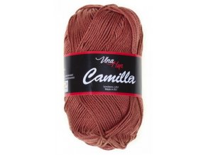 Příze Camilla 8211 měděně hnědá  PLETACÍ A HÁČKOVACÍ PŘÍZE 100% bavlna