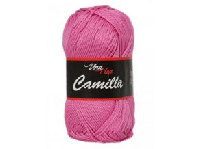 Příze Camilla 8039 růžová  100% bavlna