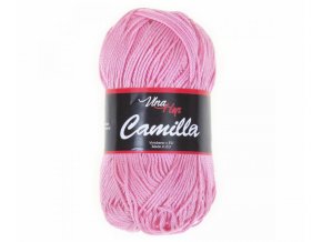 Příze Camilla 8027 světle růžová  pletací a háčkovací příze, 100% bavlna
