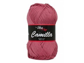 Příze Camilla 8029 tmavě starorůžová  pletací a háčkovací příze, 100% bavlna