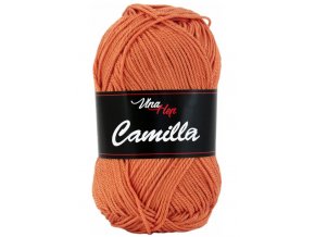 Příze Camilla 8200 terakota  pletací a háčkovací příze, 100% bavlna
