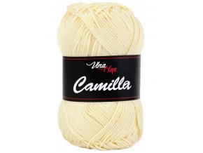 Příze Camilla 8185 světle vanilková  pletací a háčkovací příze, 100% bavlna