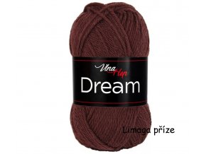 příze Dream 6407 hnědá  100% MERINO VLNA PLETACÍ A HÁČKOVACÍ PŘÍZE