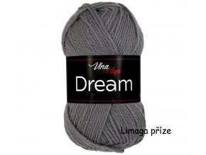 příze Dream 6410 šedá  100% MERINO VLNA PLETACÍ A HÁČKOVACÍ PŘÍZE