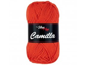 Příze Camilla 8198 tmavě oranžová  pletací a háčkovací příze, 100% bavlna