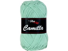 Příze Camilla 8134 zelená máta  pletací a háčkovací příze, 100% bavlna