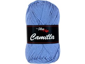 Příze Camilla 8093 modrá luční  pletací a háčkovací příze, 100% bavlna