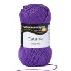 Catania 113 violet (fialová)  pletací a háčkovací příze, 100% bavlna