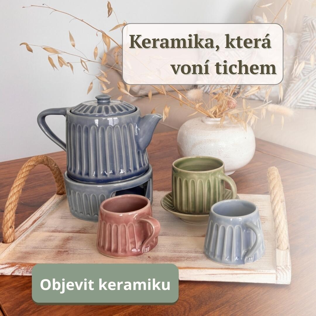 Keramika, která voní tichem