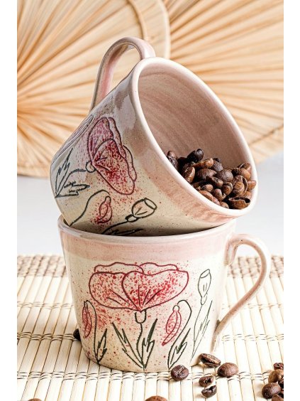Hrnek Vlčí máky na čaj či kávu